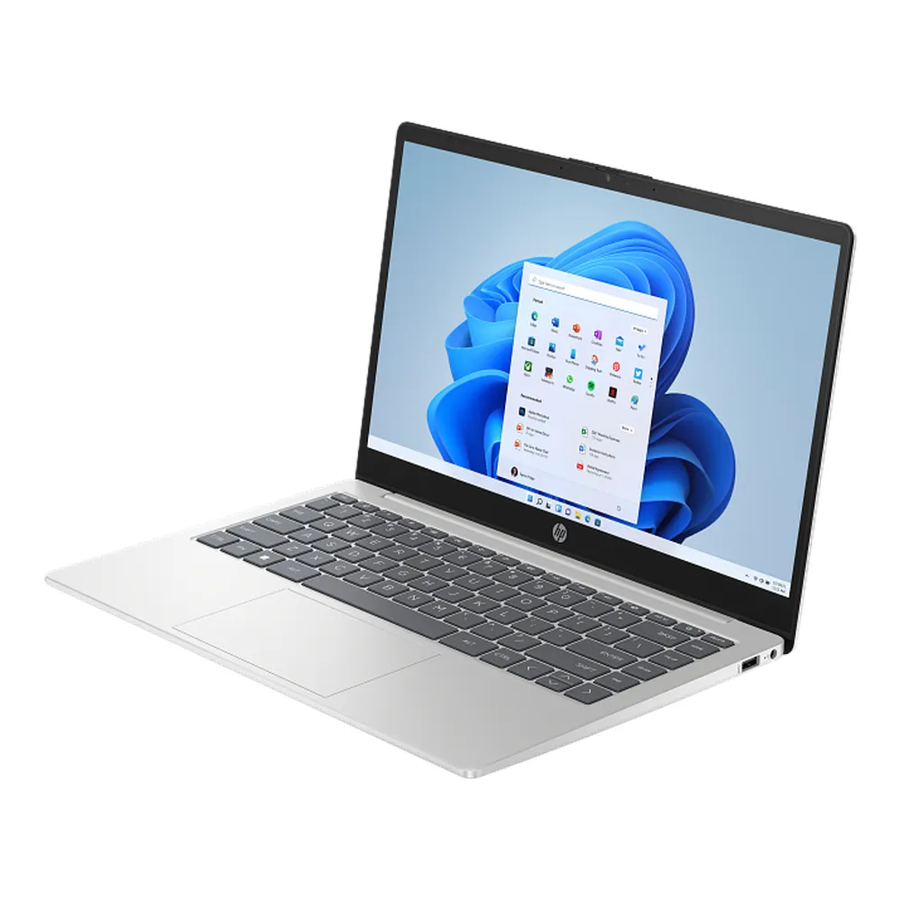 كمبيوتر محمول HP 14-ep1016ne، معالج Intel Core Ultra 7 155H، ذاكرة وصول عشوائي 24 جيجابايت، قرص صلب 1 تيرابايت، شاشة 14 بوصة عالية الدقة، ويندوز 11 هوم، لوحة مفاتيح إنجليزية وعربية، ضمان سنة واحدة | CV7B1EA-ARB