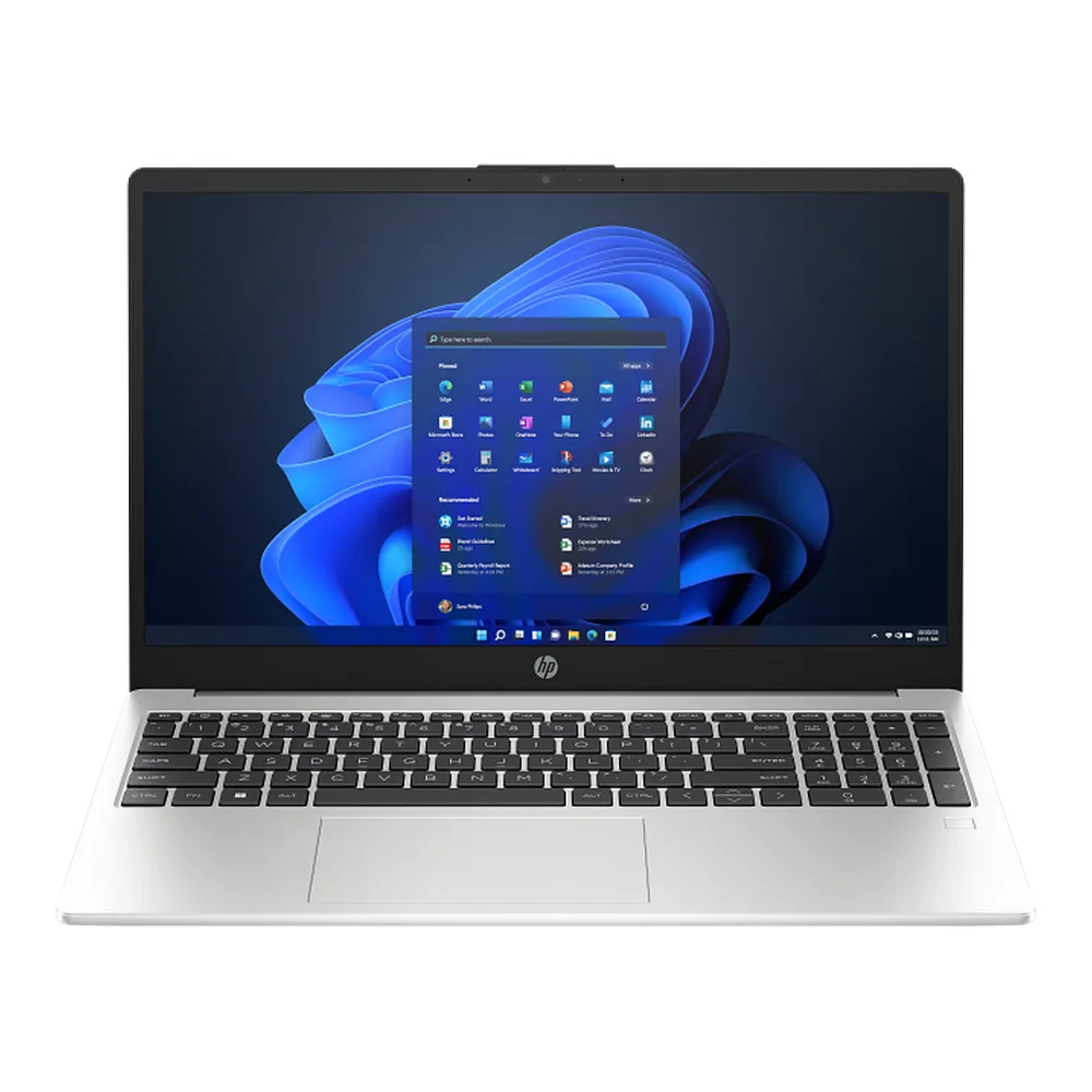 HP 250 G10 Notebook Laptop, Intel Core i3-1315U Processor, 8GB RAM, 512GB SSD, 15.6" FHD Display, DOS, English & Arabic Backlit Keyboard, 1 Year Warranty | 9G1W2ET
