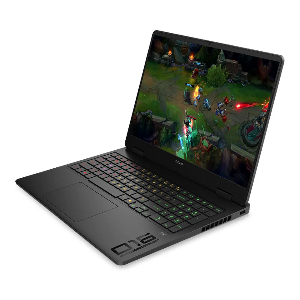 HP OMEN 16-am0057ne Gaming Laptop, Intel Core Ultra 7 255H Processor, 16GB DDR5 RAM, 512GB SSD, NVIDIA GeForce RTX 5070 8GB GDDR7, 16" 2K 165Hz IPS Display, DOS, RGB Backlit English & Arabic Keyboard, 1 Year Warranty | D13PQEA