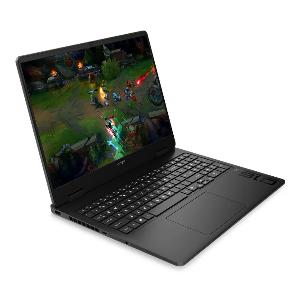 HP OMEN 16-an0019ne Slim Gaming Laptop, Intel Core Ultra 9 285H Processor, 16GB DDR5 RAM, 1TB SSD, NVIDIA GeForce RTX 5070 8GB GDDR7, 16" 2K 165Hz IPS Display, DOS, RGB Backlit English & Arabic Keyboard, 1 Year Warranty | D13PWEA