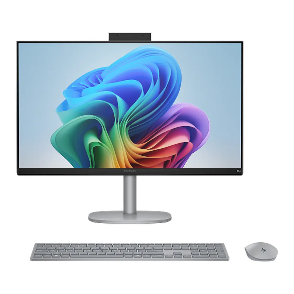 HP OmniStudio X 27-CS1000 All-in-One Desktop PC, Intel Core Ultra 7 256V Processor, 16GB RAM, 1TB SSD, 27” FHD Display, Windows 11 Home, English & Arabic Keyboard, Mouse Included, 1 Year Warranty | BZ6L3EA