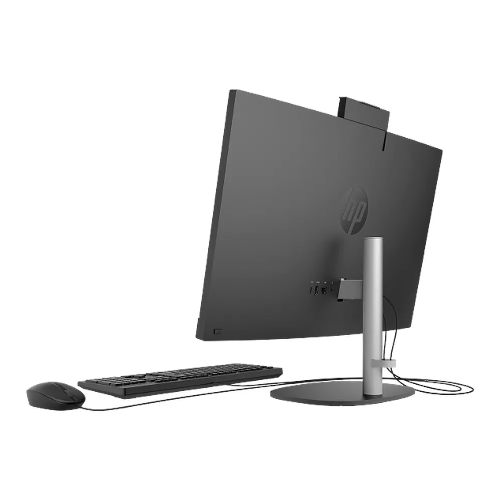 HP ProOne 240 G10 All-in-One Desktop PC, Intel Core i7-1355U Processor, 16GB RAM, 512GB SSD, 24” FHD Display, DOS, English & Arabic Keyboard, Mouse Included, 1 Year Warranty | 9M9H5AT