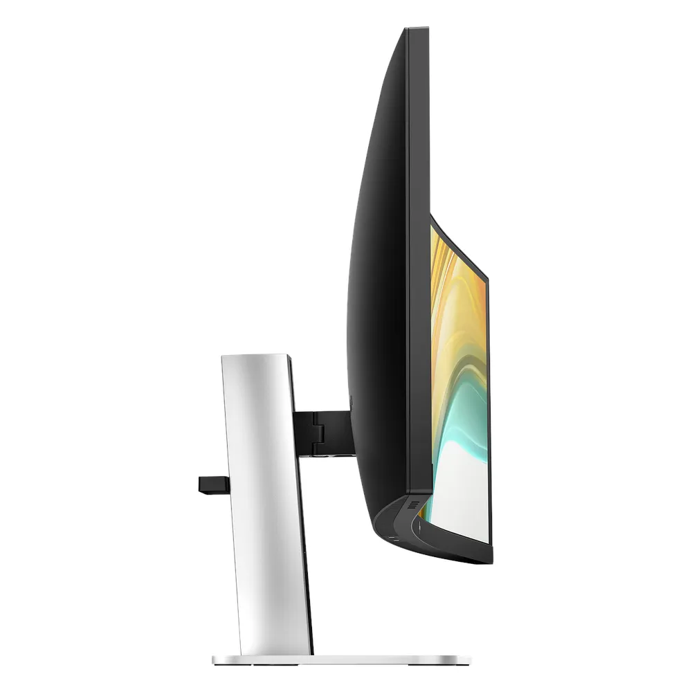 شاشة مؤتمرات منحنية HP الفئة 5 Pro USB-C، دقة WQHD مقاس 34 بوصة (3440 × 1440)، 100 هرتز، مقاومة للتوهج، زمن استجابة 5 مللي ثانية (GTG)، كاميرا ويب ومكبرات صوت مدمجة، USB-C، HDMI، DisplayPort، حامل قابل للتعديل بالكامل، أسود، ضمان لمدة 3 سنوات | 9E0Z2AS