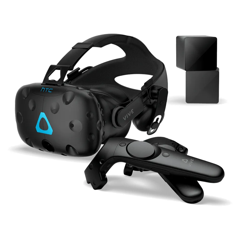 HTC Vive Business Edition VR Virtual Reality Headset, AMOLED, 2K Resolution, 90Hz Refresh Rate, 110 Degree Field Of View, SteamVR Tracking, G-sensor, Gyroscope, Proximity Sensors, Bluetooth Wireless, HDMI, 1 Year Warranty | 99HALN046-00