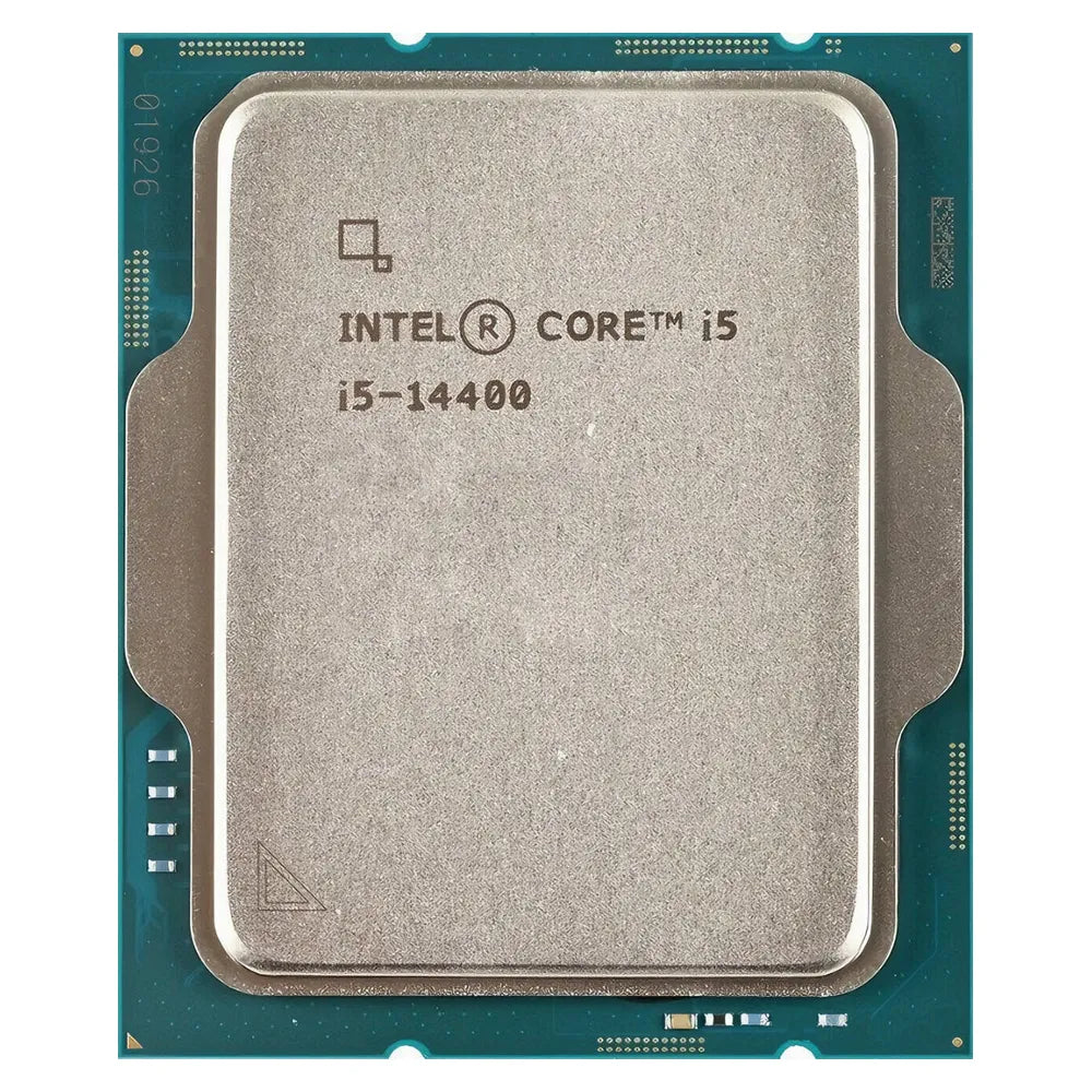 معالج Intel Core i5-14400، رباعي النواة (6P+4E)، تردد النواة الأساسي 2.5 جيجا هرتز، تردد توربو 4.7 جيجا هرتز، ذاكرة تخزين مؤقت L1 سعة 20 ميجابايت، DDR4/DDR5، مقبس LGA1700، صينية، ضمان سنة واحدة | I5-14400-TRAY