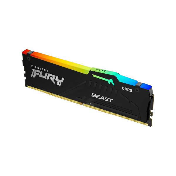Kingston Fury Beast R GB Memory Kit, 32 GB (1x32 GB), DDR5 DRAM, 5200 MT/s, CL-40, 1 Year Warranty | KF552C40BBA-32
