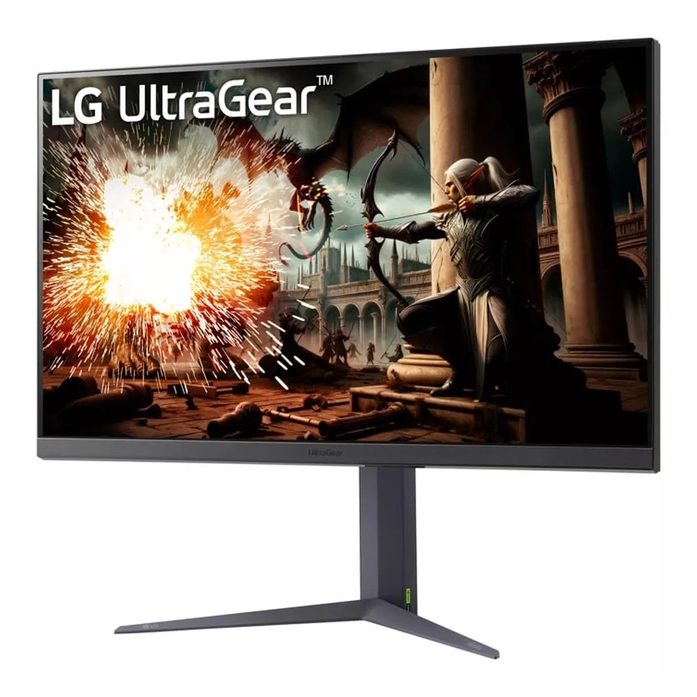 شاشة الألعاب IPS من LG UltraGear، دقة QHD (2560 x 1440) مقاس 32 بوصة، 180 هرتز، مضادة للتوهج، وقت استجابة 1 مللي ثانية (رمادي إلى رمادي)، HDMI، وDP، وحامل قابل للتعديل بالإمالة/الارتفاع/المحور، متوافقة مع G-Sync، باللون الأسود، ضمان لمدة عام | 32GS75Q-B