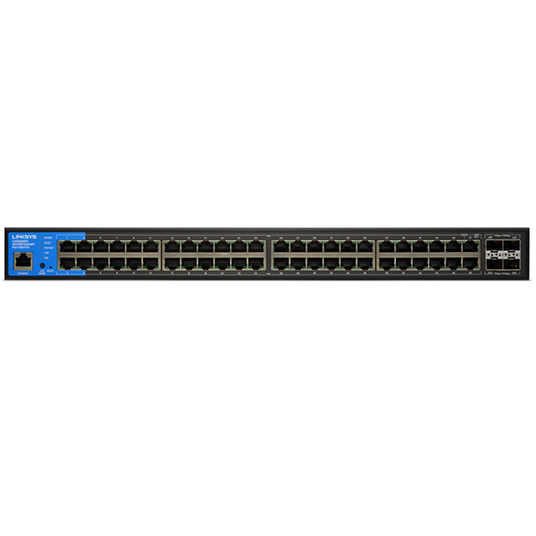 محول لينكسيس 48 منفذ جيجابت مُدار يدعم تقنية PoE بقدرة 740 واط | LGS352MPC-EU