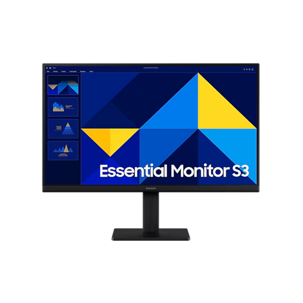 Samsung LS27D300GAMXUE 27" Essential Monitor S3 S30GD FHD(1920 x 1080) Monitor, 100Hz, HDMI, Tilt, Adjustable, Black, 3 Year Warranty | LS27D300GAMXUE