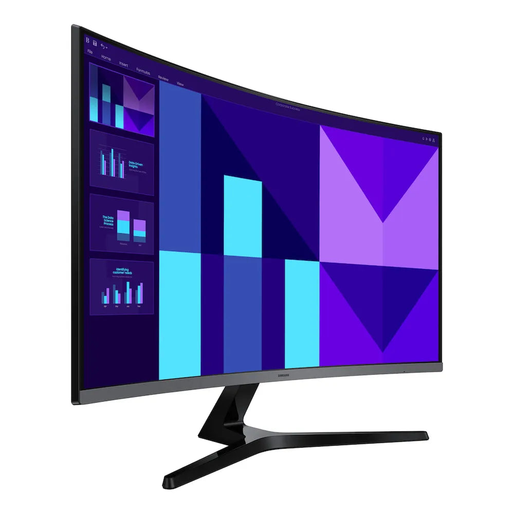 شاشة سامسونج اسينشيال S3 ls32d392gamxue بحجم 32 بوصة FHD (1920 × 1080)، مضادة للتوهج، HDMI، VGA، قابلة للتعديل بالإمالة، ضمان سنة واحدة | ls32d392gamxue