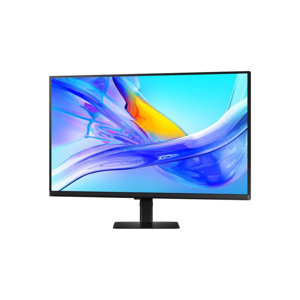 شاشة سامسونج ViewFinity S7 LS32D806UAMXUE مقاس 32 بوصة بدقة 4K UHD (3840 x 2160)، مضادة للتوهج، HDMI، وDisplayPort، وUSB-C، قابلة لتعديل الارتفاع/المحور/الدوران/الإمالة، ضمان سنة واحدة | LS32D806UAMXUE