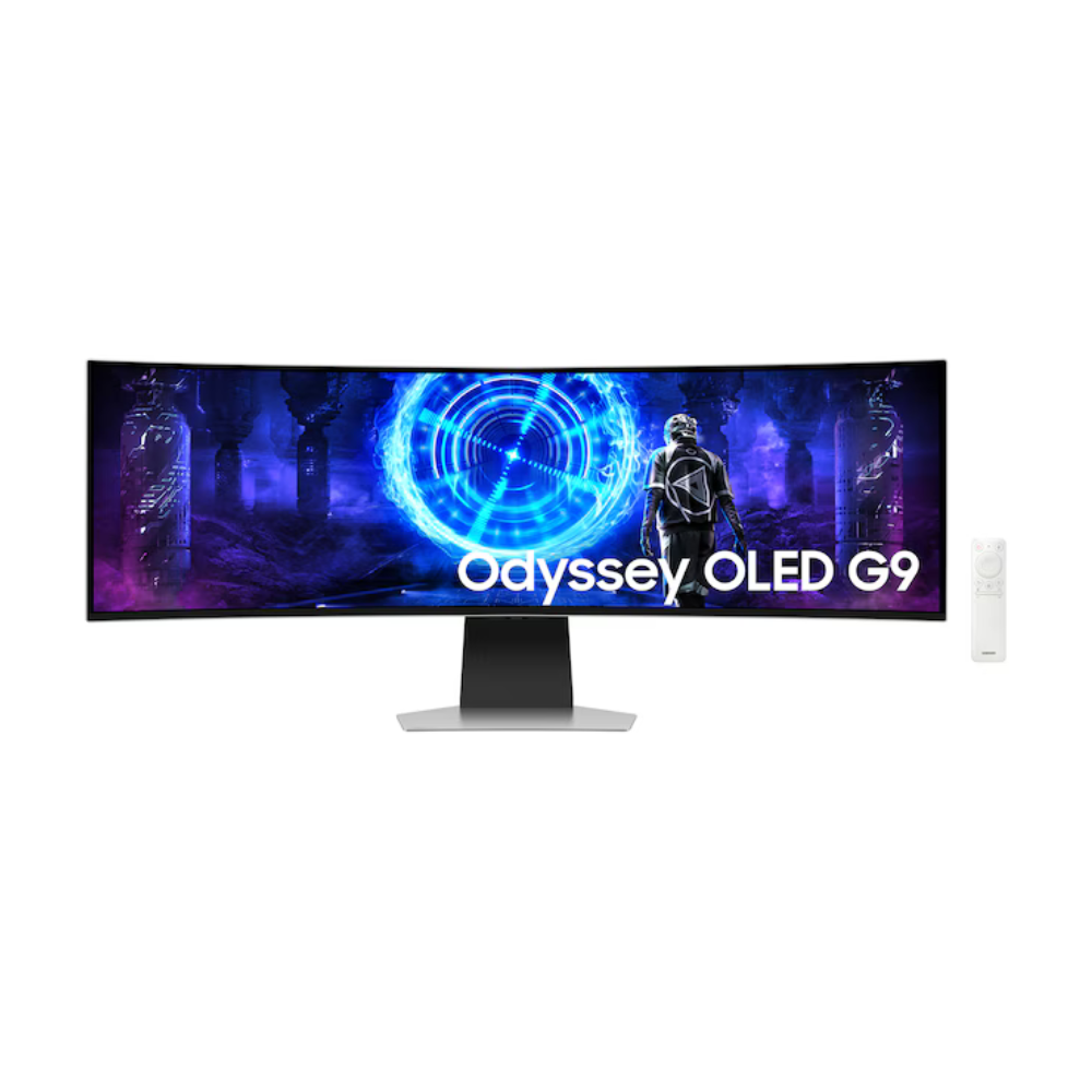 شاشة سامسونج G9 G952 أوديسي للألعاب 49 بوصة DQHD (5120 × 1440)، مضادة للتوهج، HDMI، DP، USB-C، قابلة لتعديل الارتفاع/الميل، ضمان سنة واحدة | LS49DG952SMXUE