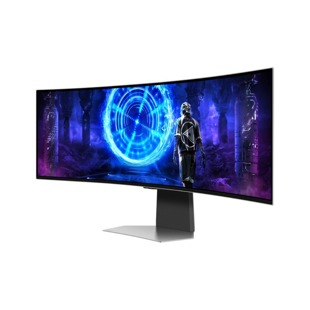 شاشة سامسونج G9 G952 أوديسي للألعاب 49 بوصة DQHD (5120 × 1440)، مضادة للتوهج، HDMI، DP، USB-C، قابلة لتعديل الارتفاع/الميل، ضمان سنة واحدة | LS49DG952SMXUE