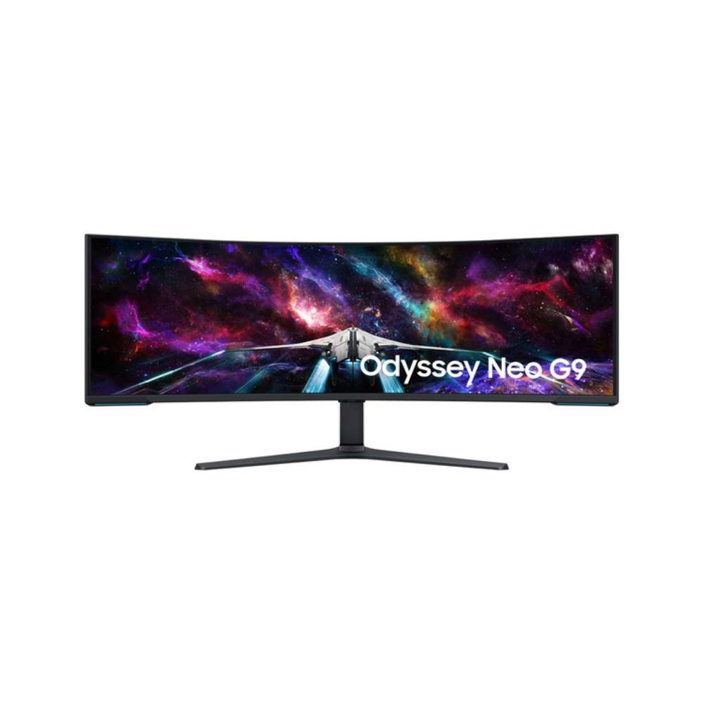 شاشة سامسونج أوديسي نيو جي 9 G95NC LS57CG952NMXUE مقاس 57 بوصة بدقة DUHD (7680 × 2160)، مقاومة للتوهج، HDMI، منفذ عرض، إمكانية تعديل الارتفاع/الدوران/الإمالة، ضمان لمدة سنة | LS57CG952NMXUE