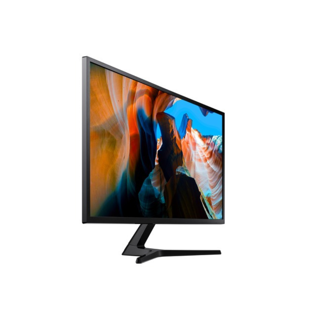 شاشة سامسونج LU32J590UQMXUE بحجم 32 بوصة UHD (3840 x 2160)، مضادة للتوهج، HDMI، منفذ عرض (DP)، قابلة للتعديل بالإمالة، ضمان سنة واحدة | LU32J590UQMXUE