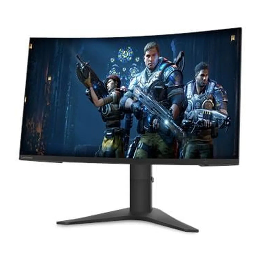 شاشة Lenovo G27c-10 مقاس 27 بوصة FHD (1920 × 1080)، 165 هرتز، مضادة للتوهج، زمن استجابة 1 مللي ثانية، HDMI، منفذ عرض (DP)، حامل قابل للتعديل بالإمالة/الارتفاع، أسود، ضمان لمدة سنة | 66A3GACBUA