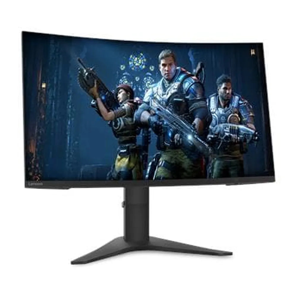 شاشة Lenovo G27c-10 مقاس 27 بوصة FHD (1920 × 1080)، 165 هرتز، مضادة للتوهج، زمن استجابة 1 مللي ثانية، HDMI، منفذ عرض (DP)، حامل قابل للتعديل بالإمالة/الارتفاع، أسود، ضمان لمدة سنة | 66A3GACBUA