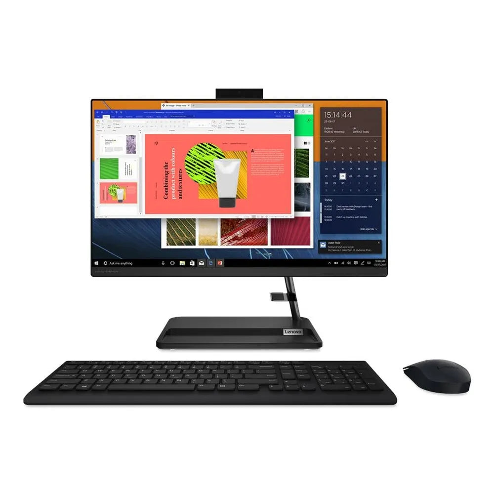 Lenovo IdeaCentre AIO 3 22ITL6 All-in-One Desktop PC, Intel Core i3-1115G4 Processor, 4GB RAM, 256GB SSD, Optical Drive, 21.5” FHD Display, DOS, English & Arabic Keyboard, Mouse Included, 1 Year Warranty | F0G500CXAX