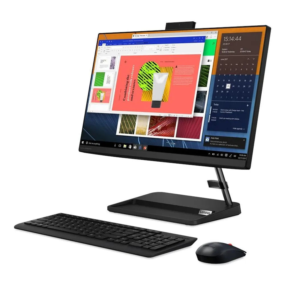 Lenovo IdeaCentre AIO 3 22ITL6 All-in-One Desktop PC, Intel Core i3-1115G4 Processor, 4GB RAM, 256GB SSD, Optical Drive, 21.5” FHD Display, DOS, English & Arabic Keyboard, Mouse Included, 1 Year Warranty | F0G500CXAX