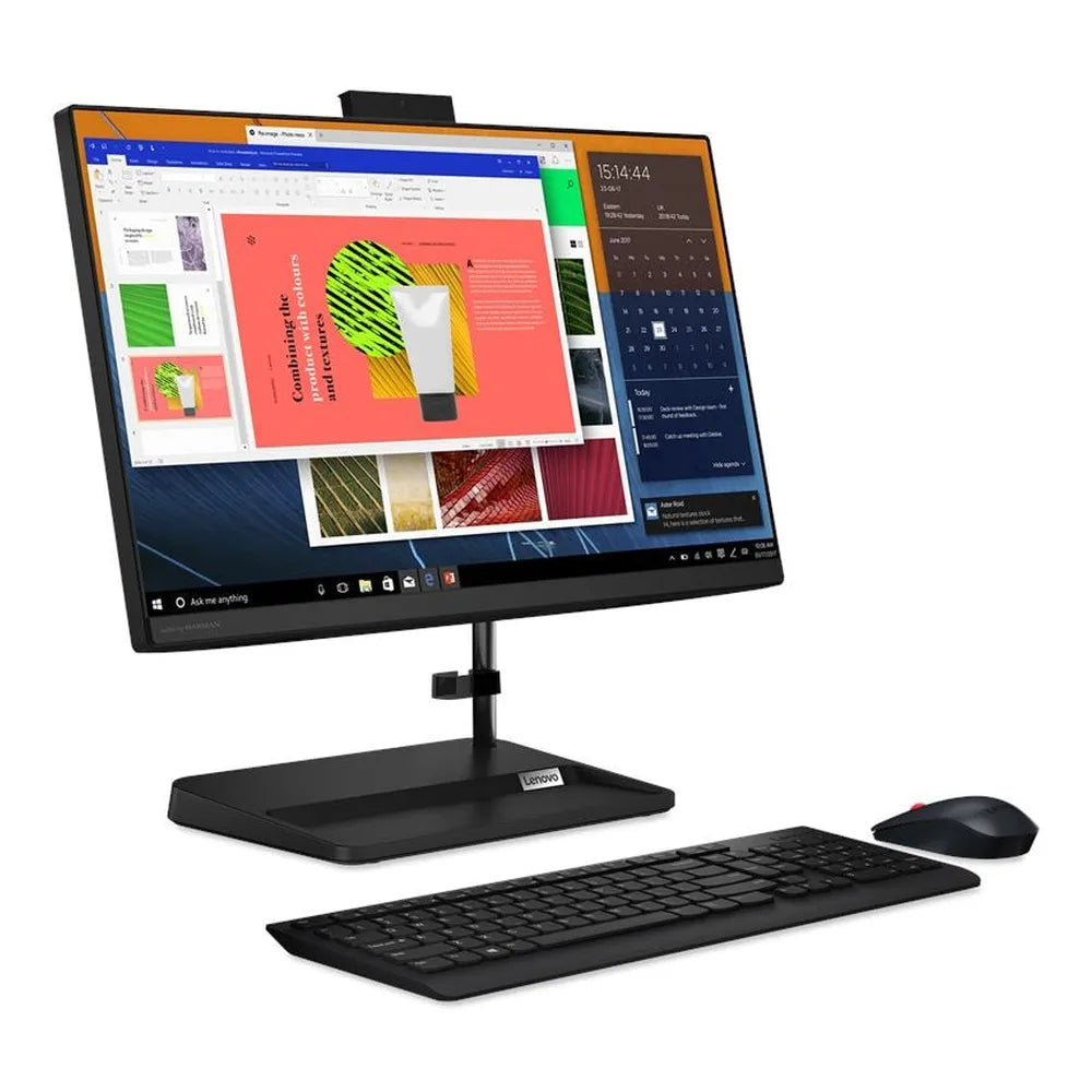 Lenovo IdeaCentre AIO 3 22ITL6 All-in-One Desktop PC, Intel Core i3-1115G4 Processor, 4GB RAM, 256GB SSD, Optical Drive, 21.5” FHD Display, DOS, English & Arabic Keyboard, Mouse Included, 1 Year Warranty | F0G500CXAX