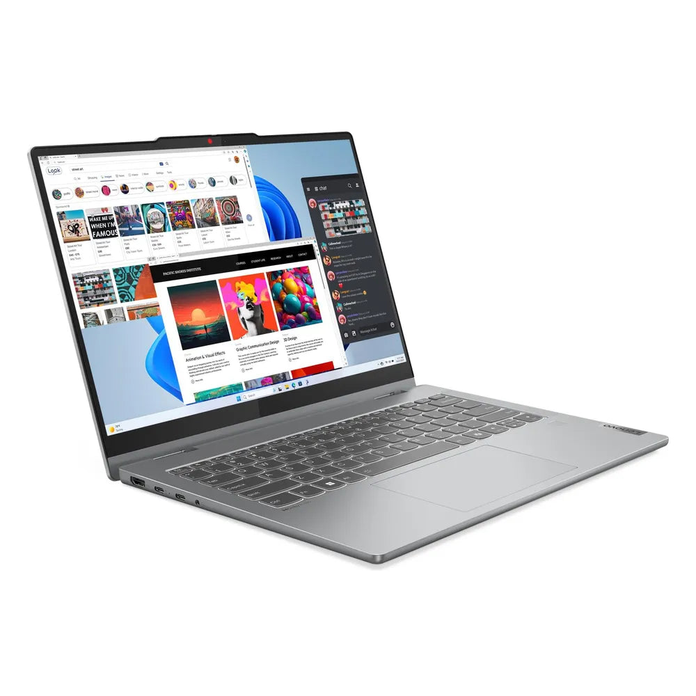 Lenovo IdeaPad 5 2-in-1 14IRH9 Flip Laptop, Intel Core i5-13420H Processor, 16GB RAM, 512GB SSD, 14" WUXGA Touch Display, Windows 11 Home, English & Arabic Backlit Keyboard, 1 Year Warranty | 83KX002SAX