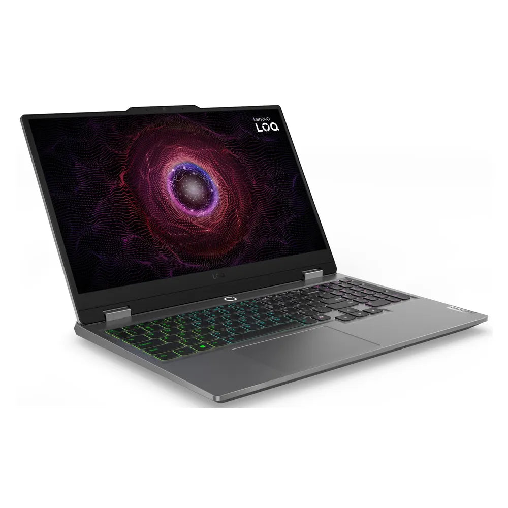 Lenovo LOQ Gaming Laptop, AMD Ryzen 5 7235HS Processor, 24GB RAM, 512GB SSD, 6GB NVIDIA GeForce RTX 3050 Graphics, 15.6" FHD 144Hz Display, Windows 11 Home, English & Arabic White Backlit Keyboard, 1 Year Warranty | 83JC009KAX