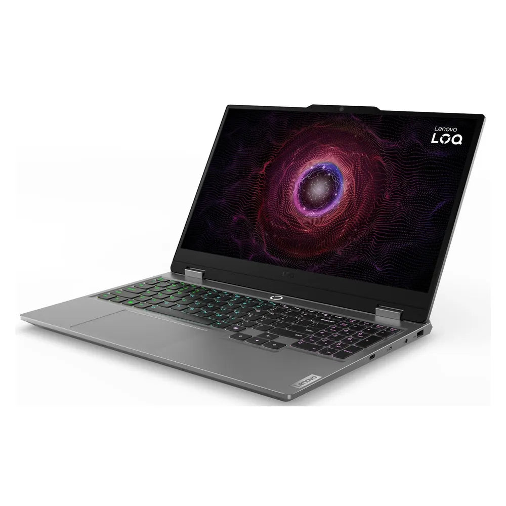 Lenovo LOQ Gaming Laptop, AMD Ryzen 5 7235HS Processor, 24GB RAM, 512GB SSD, 6GB NVIDIA GeForce RTX 3050 Graphics, 15.6" FHD 144Hz Display, Windows 11 Home, English & Arabic White Backlit Keyboard, 1 Year Warranty | 83JC009KAX
