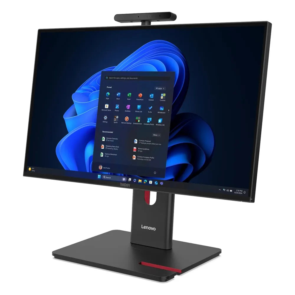 Lenovo ThinkCentre M90a Gen 6 All-in-One Desktop PC, Intel Core Ultra 9 285 Processor, 16GB RAM, 512GB SSD, 23.8” FHD 120Hz Display, Windows 11 Pro, Wireless English & Arabic Keyboard, Mouse Included, 3 Year Warranty | 13AV0006GR