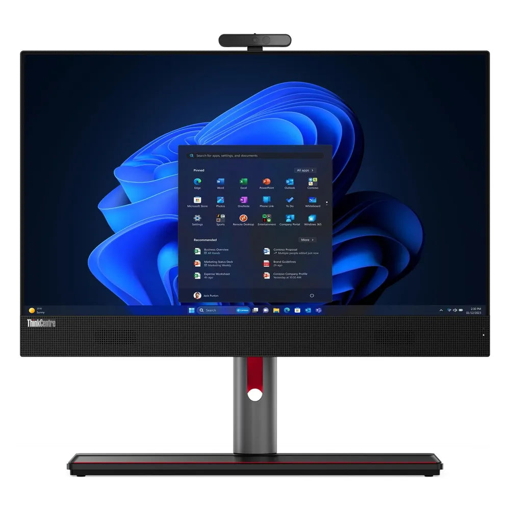 Lenovo ThinkCentre M90a Gen 5 All-in-One Desktop PC, Intel Core i7-14700 Processor, 16GB RAM, 512GB SSD, DVD±RW Optical Drive, 23.8” FHD Display, Windows 11 Pro, English Keyboard, Mouse Included, 1 Year Warranty | 12SL0009GP