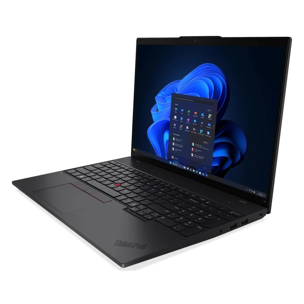 Lenovo ThinkPad L16 Gen 2 Laptop, Intel Core Ultra 7 255U Processor, 8GB RAM, 512GB SSD, 16" WUXGA Display, DOS, English & Arabic Backlit Keyboard, 3 Year Warranty | 21SA0010GR
