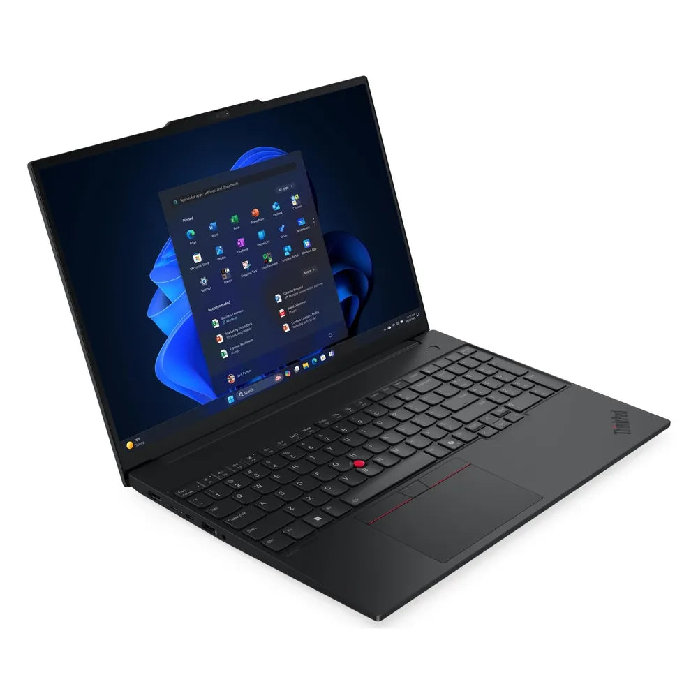 Lenovo ThinkPad E16 Gen 3 Laptop, Intel Core Ultra 5 225U Processor, 8GB RAM, 512GB SSD, 16" WUXGA Display, DOS, English Backlit Keyboard, Includes Bag, 1 Year Warranty | 21SR005JGP