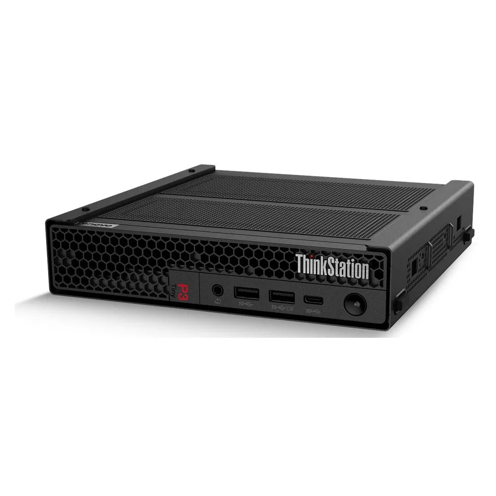 Lenovo ThinkStation P3 Tiny Gen 2 Workstation PC, Intel Core Ultra 7 265T Processor, 16GB DDR5 RAM, 512GB SSD, NVIDIA RTX A400 4GB Graphics, Windows 11 Pro, 170W Power Supply, 3 Year Warranty | 30K5002VAX