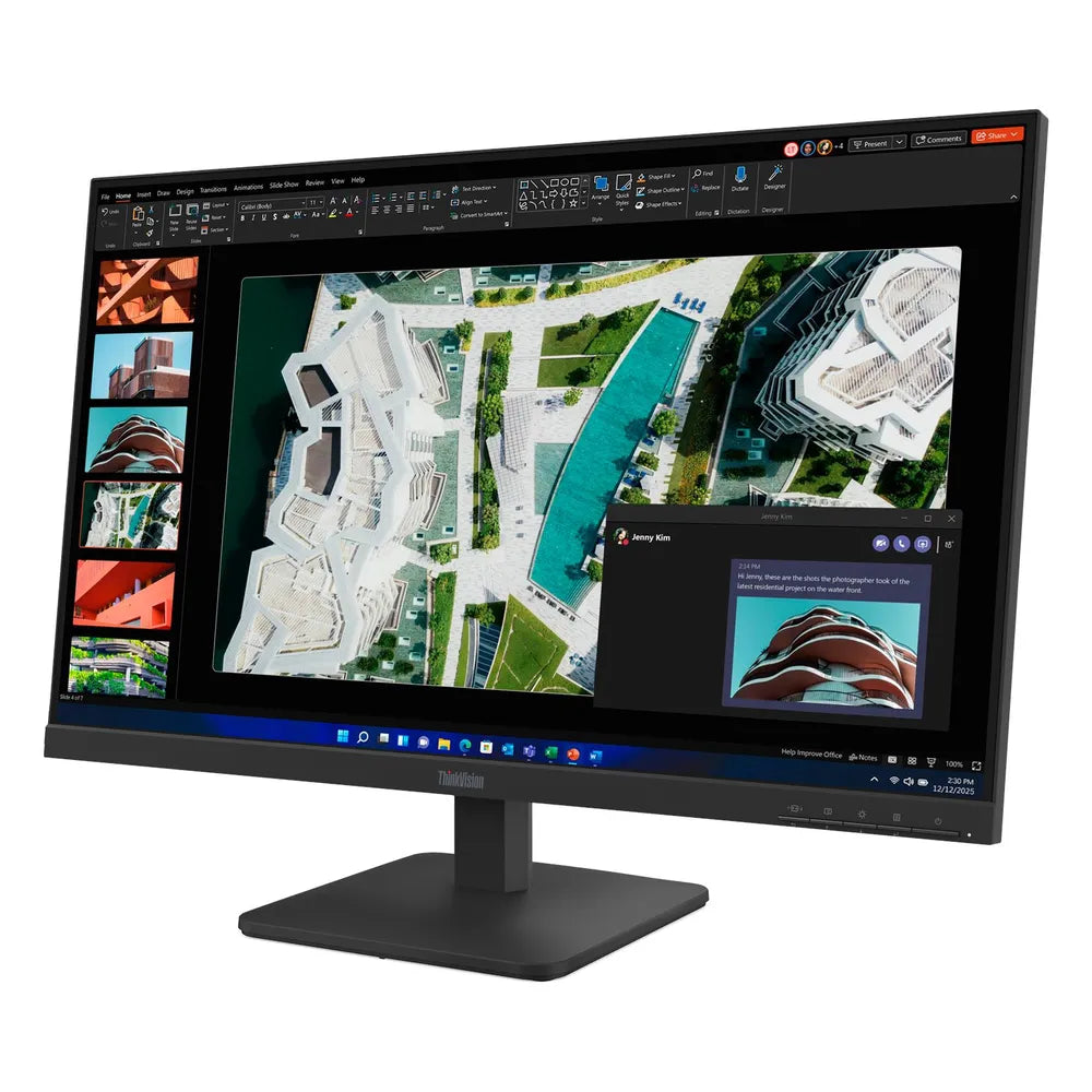 Lenovo ThinkVision S27-4e 27" FHD Monitor, IPS Panel, 1920 x 1080 Resolution, 100Hz Refresh Rate, 4ms Response Time, HDMI & VGA, 3 Year Warranty | 64BEKAT1UK