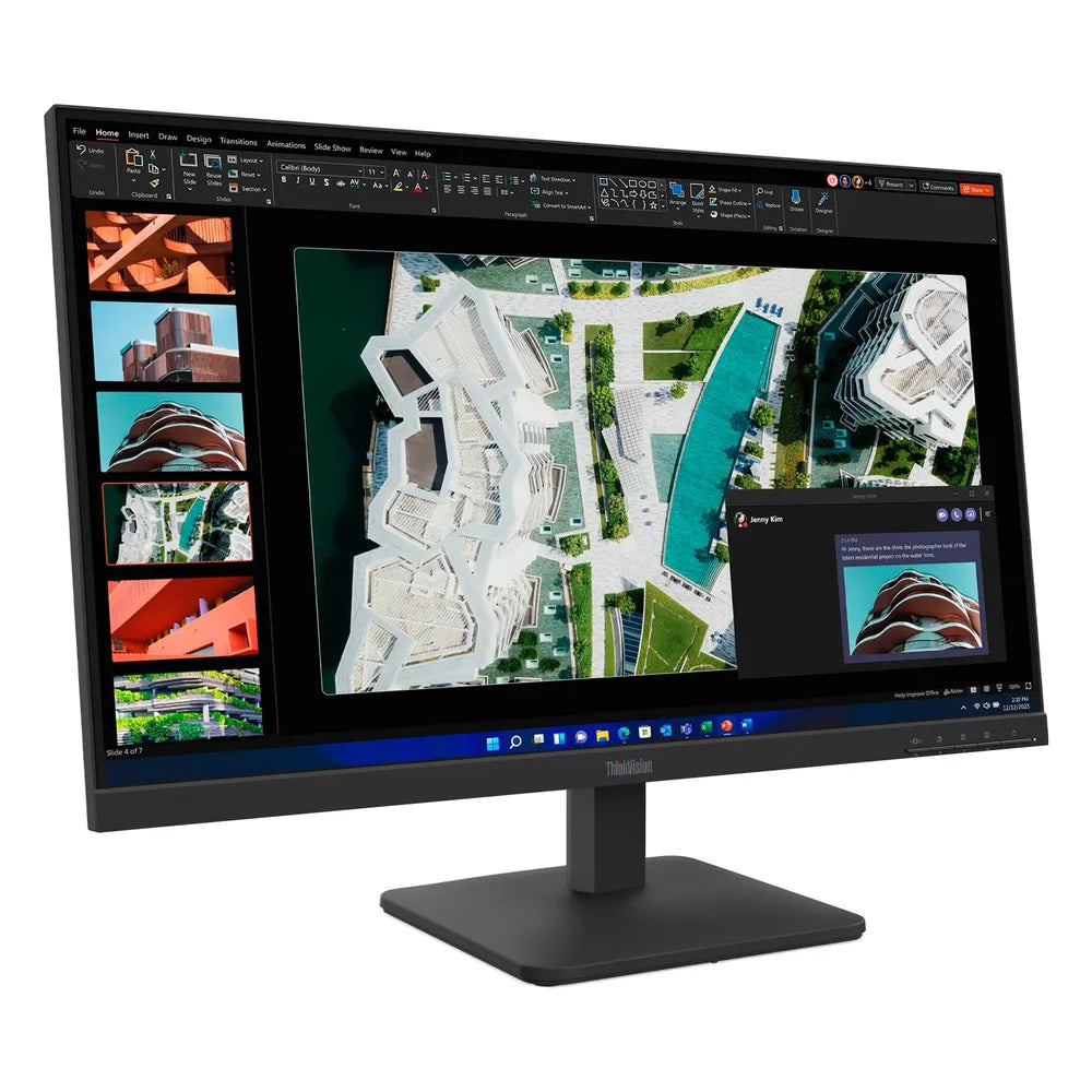 Lenovo ThinkVision S27-4e 27" FHD Monitor, IPS Panel, 1920 x 1080 Resolution, 100Hz Refresh Rate, 4ms Response Time, HDMI & VGA, 3 Year Warranty | 64BEKAT1UK