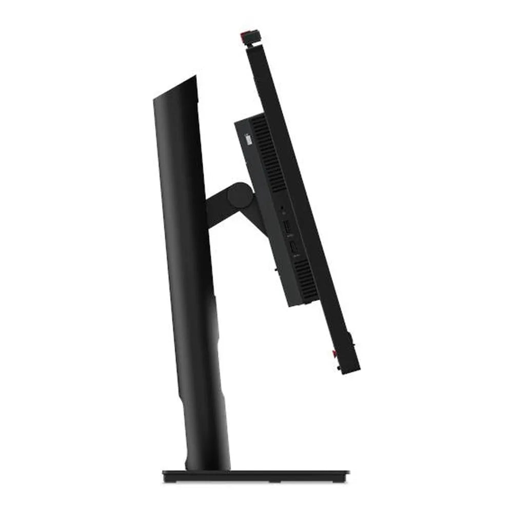Lenovo ThinkVision T24v-30 VoIP Monitor, 23.8" FHD (1920 x 1080) Resolution, 75Hz, Anti-glare, HDMI, DisplayPort, VGA, USB Hub, Tilt/Pivot/Swivel/Height Adjustable Stand, 2.0MP IR+RGB Camera, Integrated Speakers & Mic, Black, 3 Year Warranty | 63D8MAT3UK