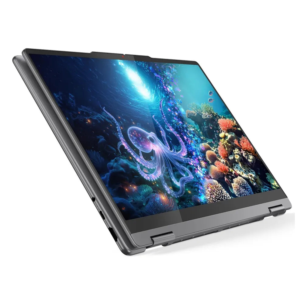 Lenovo Yoga 7 2-in-1 14ILL10 Laptop, Intel Core Ultra 7 256V Processor, 16GB RAM, 512GB SSD, 14" WUXGA OLED Touch Display, Windows 11 Home, English & Arabic Keyboard, 1 Year Warranty | 83JQ00B3PS