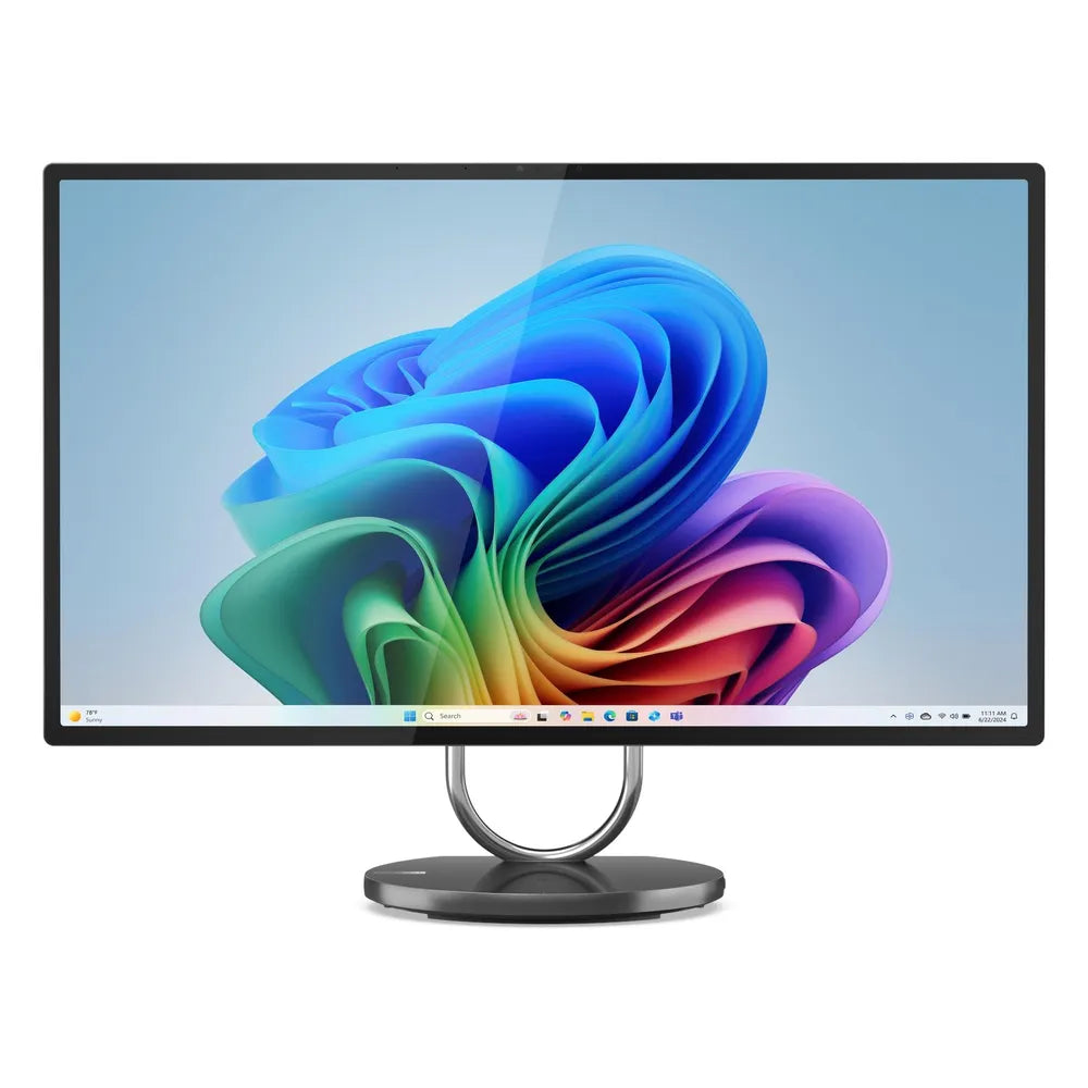 Lenovo Yoga 32ILL10 All-in-One Desktop PC, Intel Core Ultra 7 256V Processor, 16GB RAM, 1TB SSD, 32” UHD Display, Windows 11 Pro, Wireless English & Arabic Keyboard, Mouse Included, 1 Year Warranty | F0HX001KAX