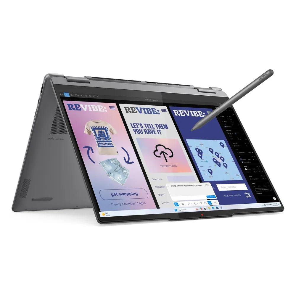 Lenovo Yoga 7 2-in-1 14ILL10 Laptop, Intel Core Ultra 7 258V Processor, 32GB RAM, 1TB SSD, 14" 2.8K OLED Touch Display, Windows 11 Home, English & Arabic Backlit Keyboard, 2 Year Warranty | 83JQ003TAX
