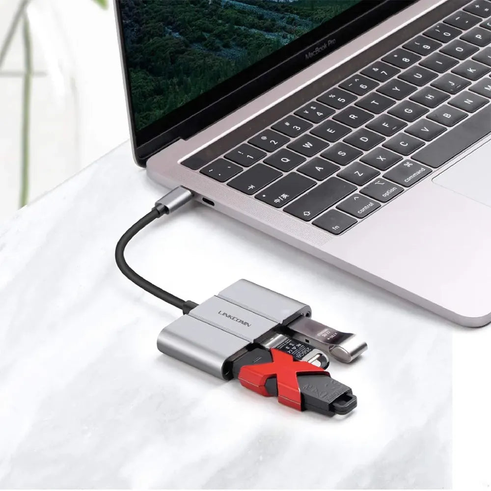 Linkcolmn-4-Port-USB-C-Hub-LC-SA03