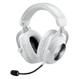 Logitech PRO X 2 LIGHTSPEED Wireless Gaming Headset, USB, Bluetooth, Electret Condenser Microphone, Compatible with PlayStation 5 & PlayStation 4, White, 1 Year Warranty | 981-001269