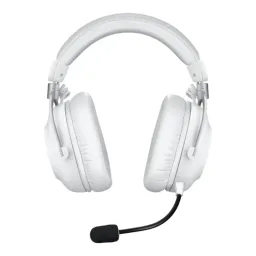 Logitech PRO X 2 LIGHTSPEED Wireless Gaming Headset, USB, Bluetooth, Electret Condenser Microphone, Compatible with PlayStation 5 & PlayStation 4, White, 1 Year Warranty | 981-001269
