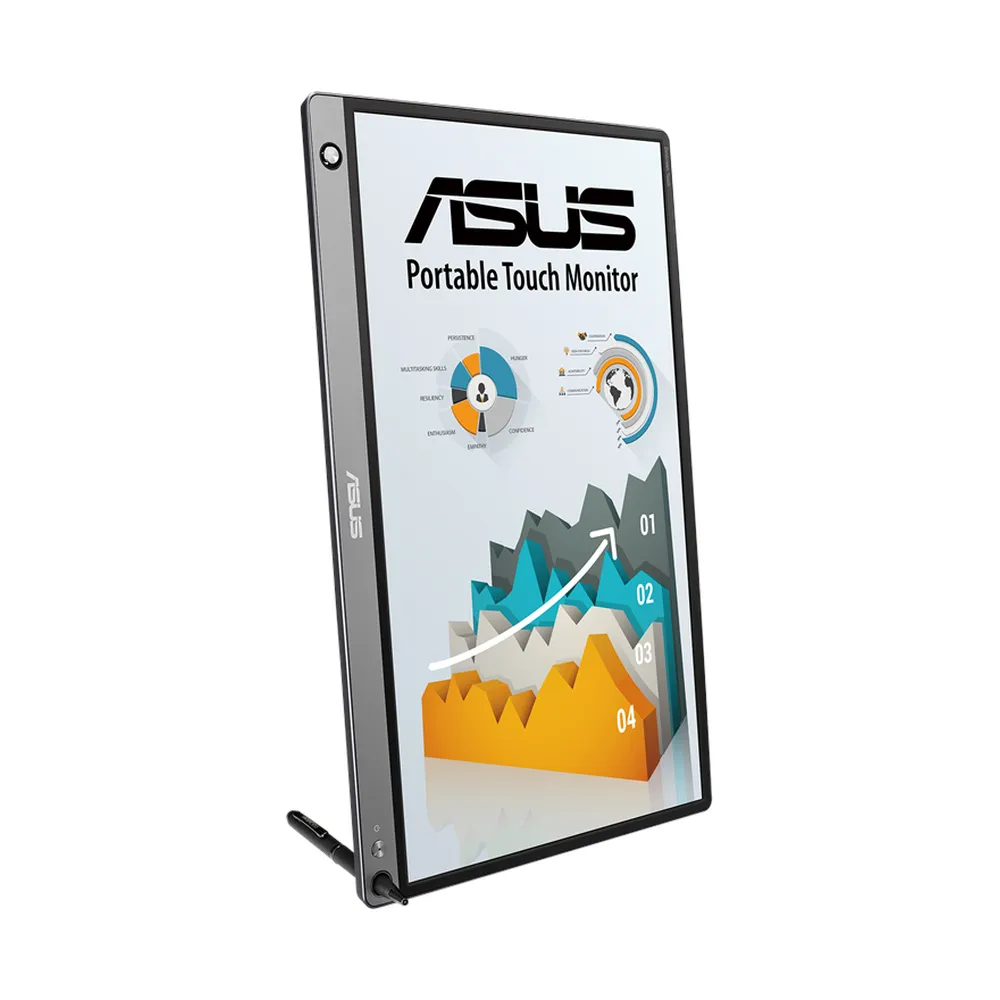 ASUS ZenScreen MB16AMT 15.6" FHD(1920x1080) Touch Portable Monitor, Anti-glare, USB-C, Micro HDMI, 3 Year warranty | MB16AMT