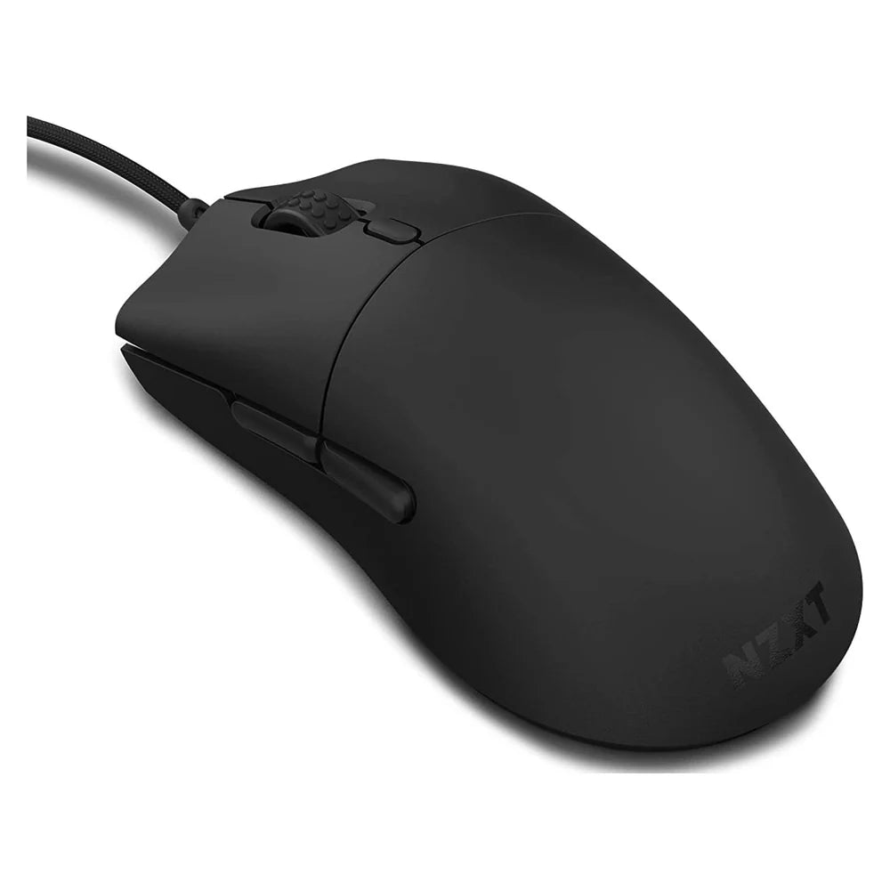 NZXT Lift Ambidextrous Wired Gaming Mouse, 2m USB 2.0 Cable, 6 Buttons, Omron Mechanical Switches, 16000 DPI Optical Sensor, Black, 1 Year Warranty | MS-1WRAX-BM