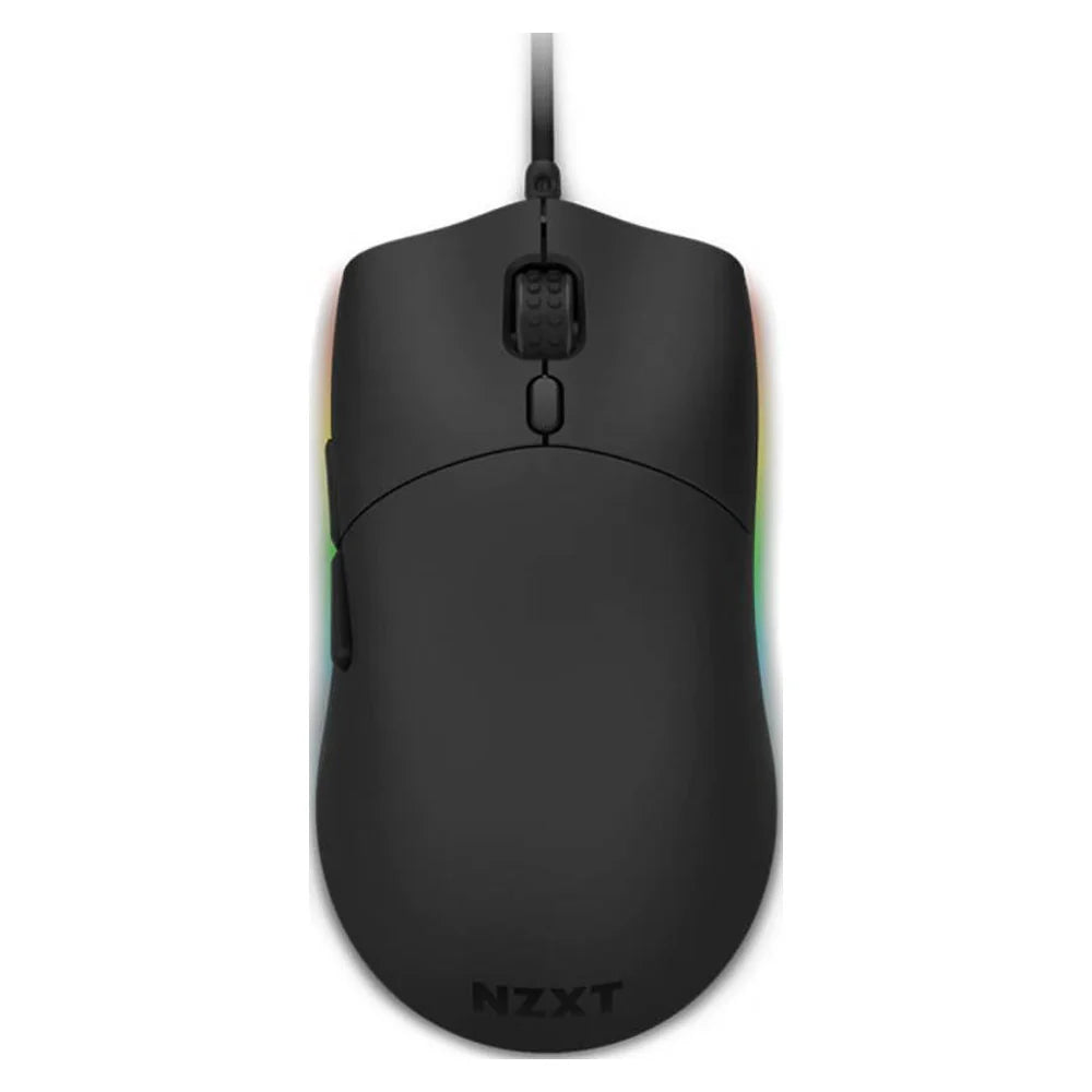 NZXT Lift Ambidextrous Wired Gaming Mouse, 2m USB 2.0 Cable, 6 Buttons, Omron Mechanical Switches, 16000 DPI Optical Sensor, Black, 1 Year Warranty | MS-1WRAX-BM