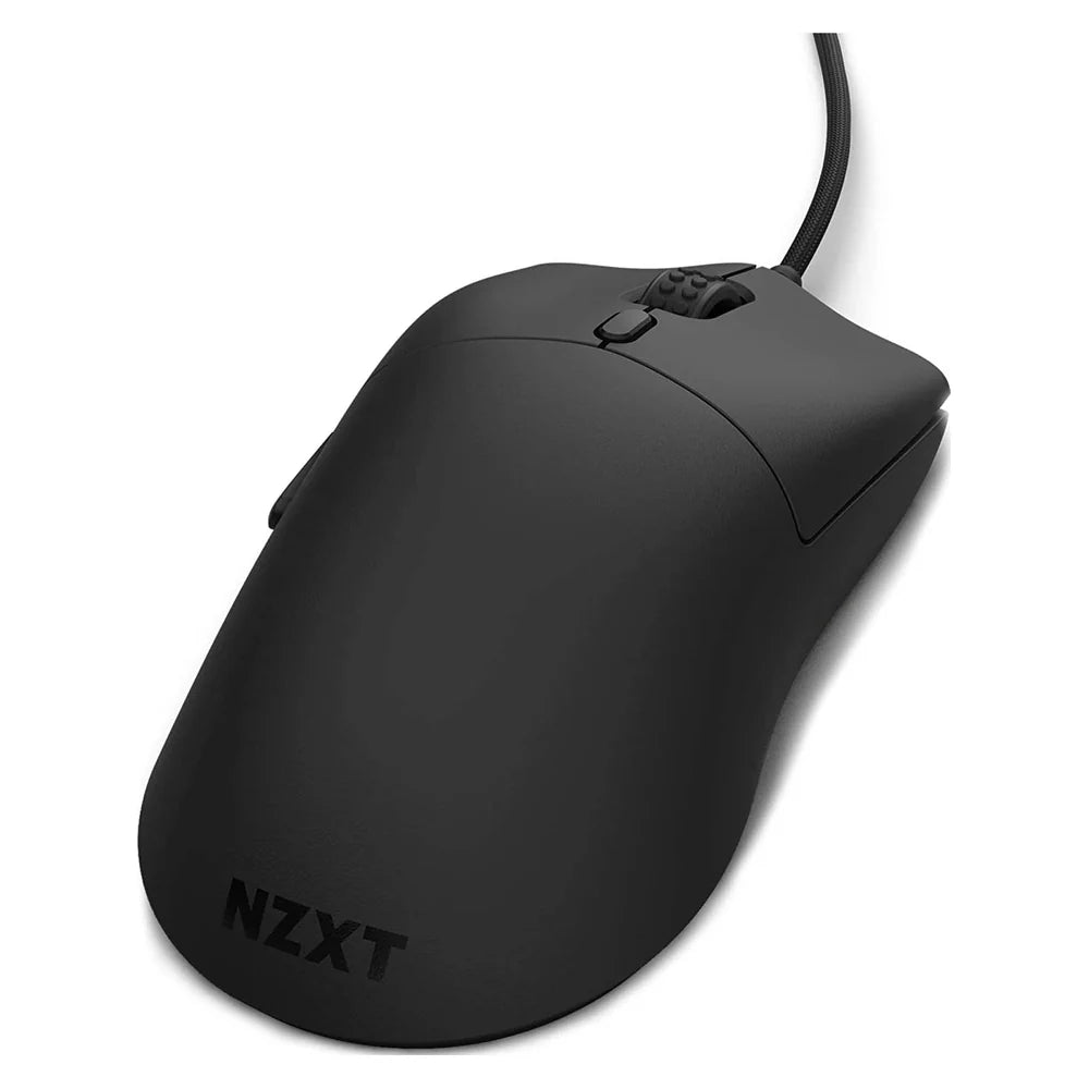 NZXT Lift Ambidextrous Wired Gaming Mouse, 2m USB 2.0 Cable, 6 Buttons, Omron Mechanical Switches, 16000 DPI Optical Sensor, Black, 1 Year Warranty | MS-1WRAX-BM