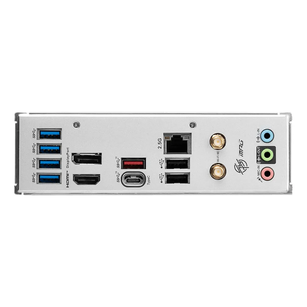 MSI MPG B760I EDGE WIFI Gaming Motherboard, LGA1700 Socket, Mini-ITX Form Factor, DDR5 Ram, PCIe 5.0, USB 10Gbps, HDMI, DP, Wi-Fi 6E, Bluetooth, Realtek 2.5Gb Ethernet, M.2 Shield Frozr, Extended Heatsink Design, 1 Year Warranty | 910-7D40-014