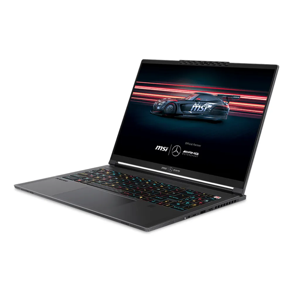 MSI Stealth A16 Mercedes AMG AI+ Laptop, AMD Ryzen AI 9-HX370 Processor, 32GB RAM, 1TB SSD, 16” QHD+ 240Hz, OLED Display, 8GB NVIDIA GeForce RTX 5070 Graphics, Windows 11 Home, English & Arabic Backlit Keyboard, Selenite Gray, 1 Year Warranty |