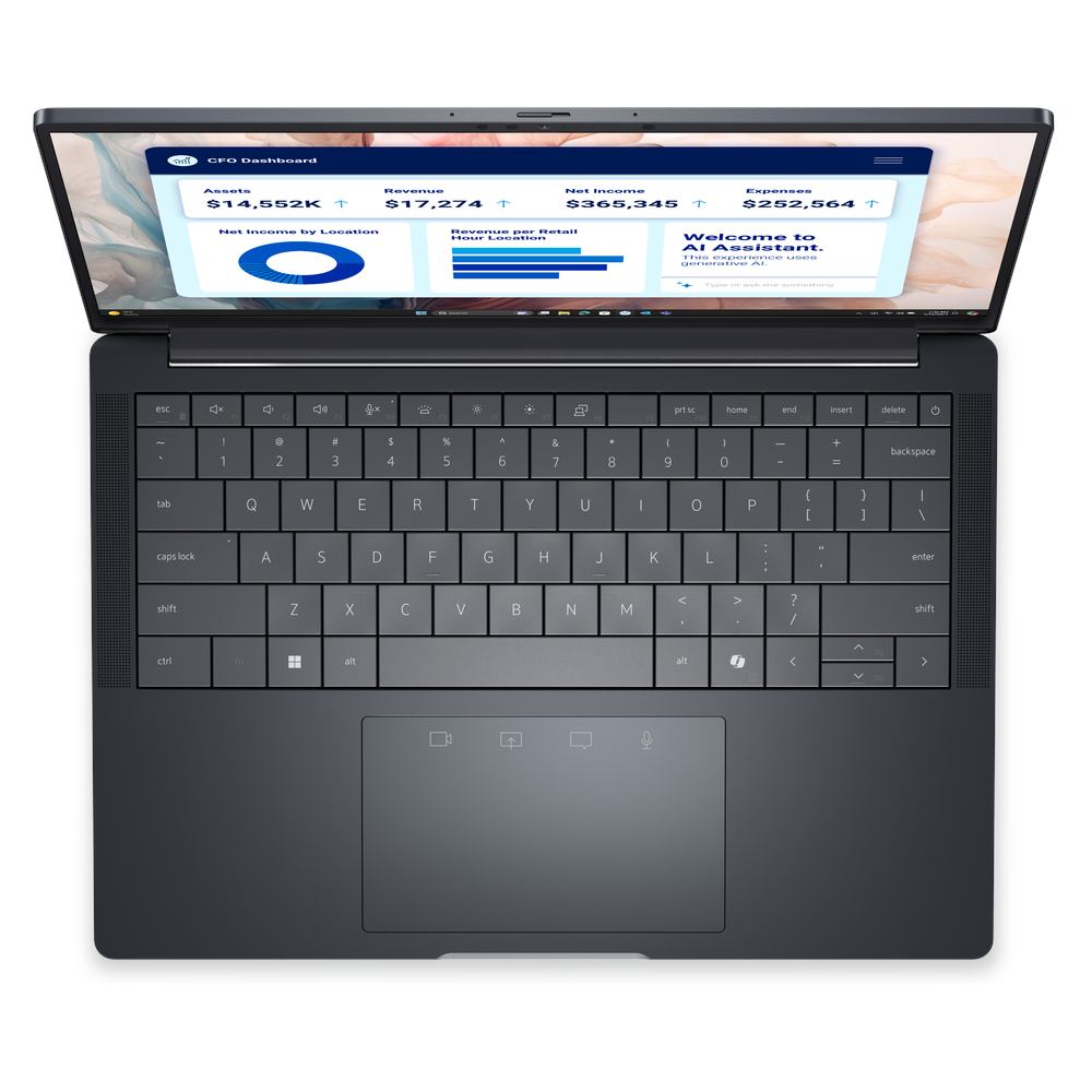 Dell Pro 14 Premium PA14250 Laptop, Intel Core Ultra 7 268V Processor, 32GB RAM, 1TB SSD, 14" FHD+ Display, Windows 11 Pro, English & Arabic Backlit Keyboard, 3 Year Warranty | P-14250-U7-32-1T-W11P-AR