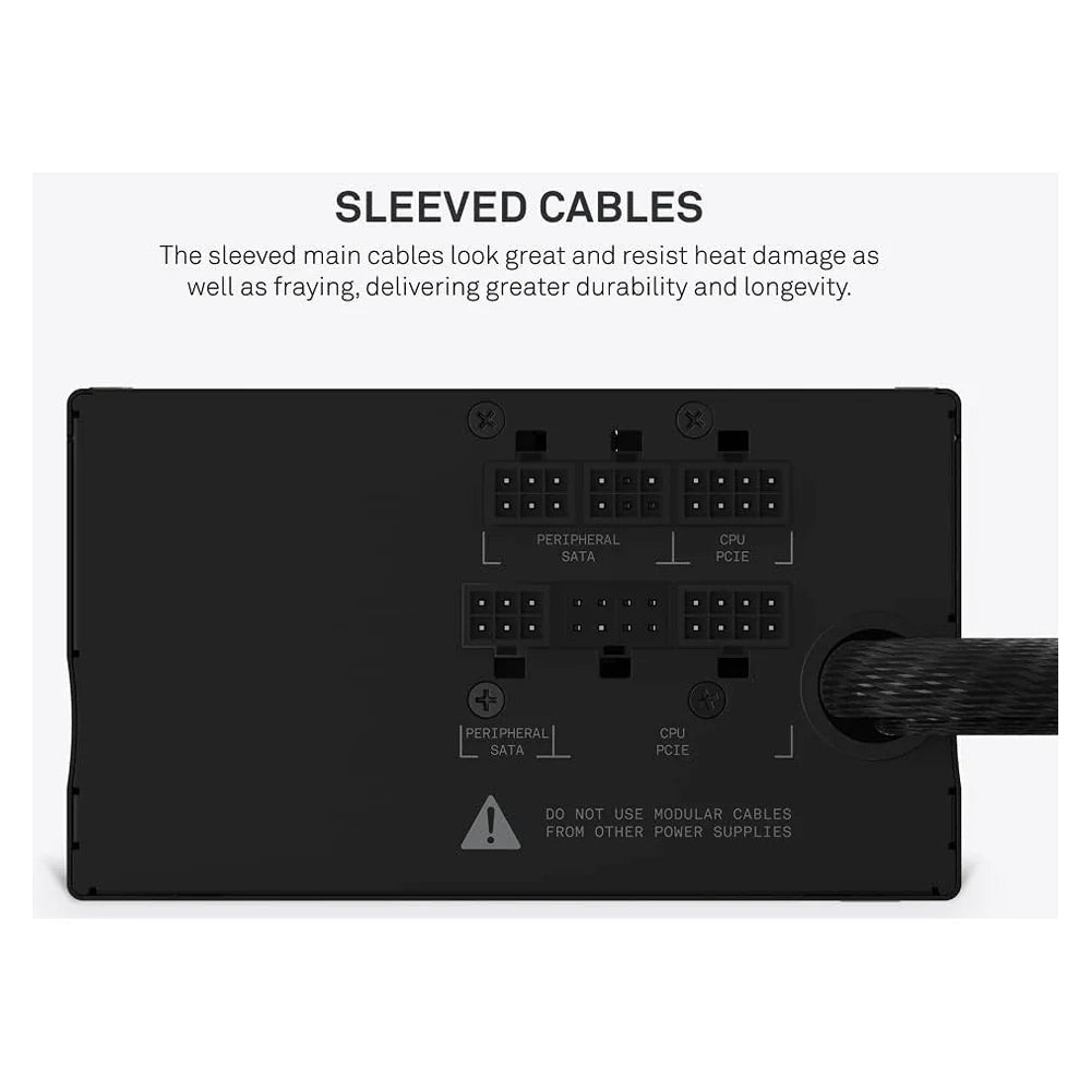 NZXT C650 80 Plus Bronze Semi-Modular Power Supply, 650W, Semi-Modular, ATX, Black, 1 Year Warranty | PA-6B1BB-UK