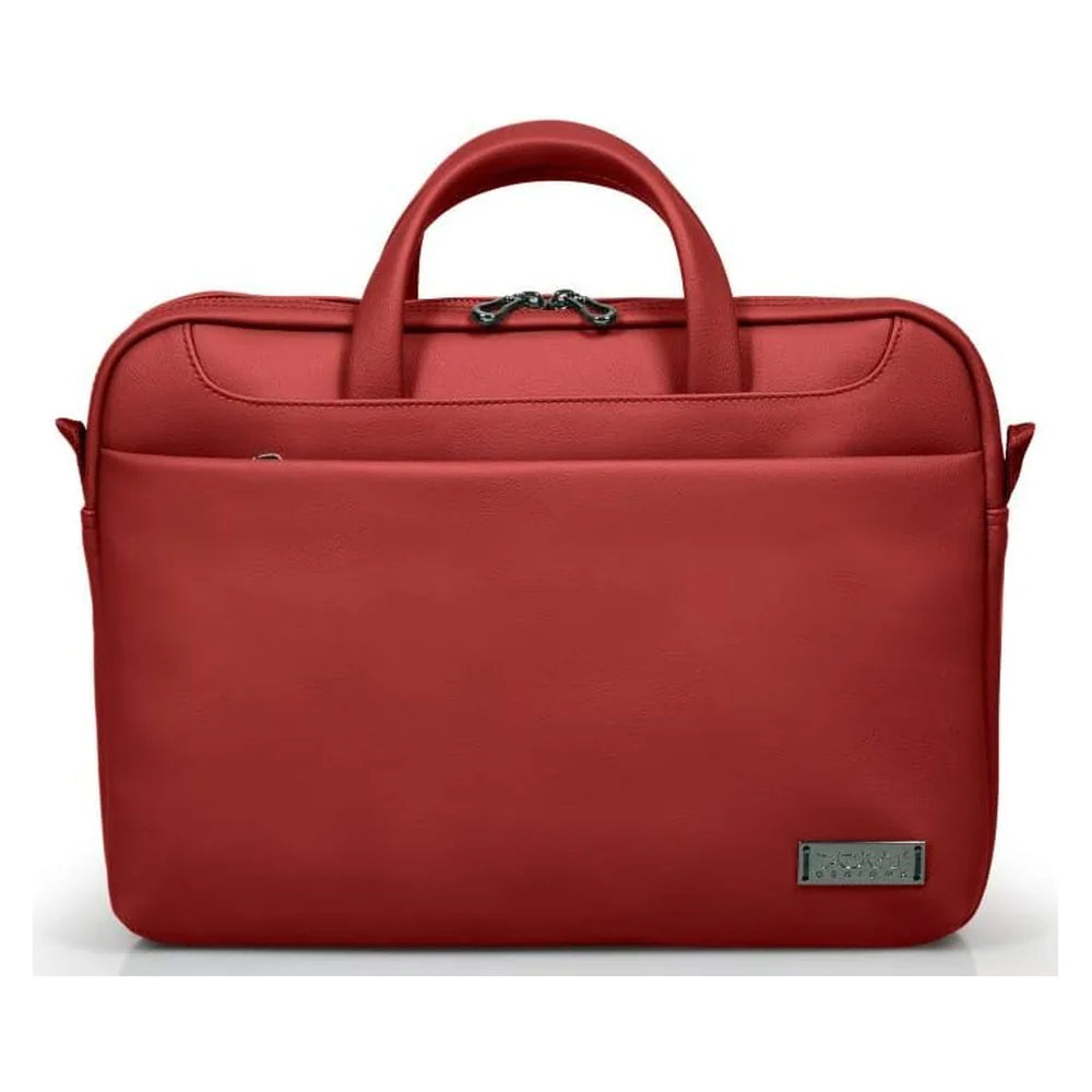 Port Designs Zurich Laptop Bag, Fits up to 14" Laptops, Padded Compartment, Red, 1 Year Warranty | PR-110302